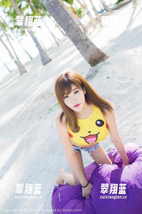 IMiss爱蜜社 - 莉娜lena的空姐写真：你以为她只会发航班信息？