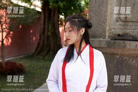 MiiTao蜜桃社 - 黑色的露西Lucy，高清刷新了你对色彩的固有认知。