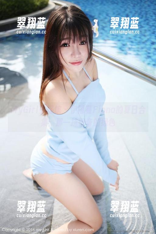 MyGirl美媛馆-伊雨蔓Fiona MyGirl美媛馆 - 伊雨蔓Fiona的夏日合集:那一抹好奇的绿色