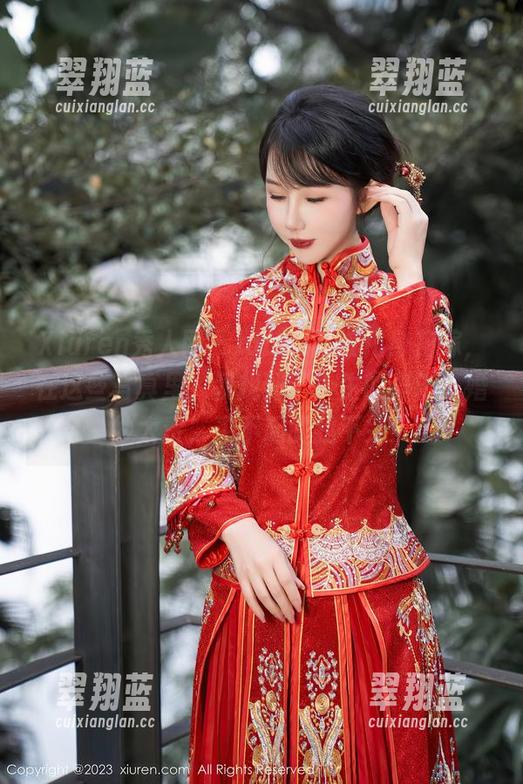 Xiuren秀人网 - laura阿姣化身花嫁，在这些写真里，我找到了人生的真谛：婚纱太贵，买不起的我不哭！