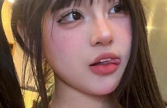 微密圈 – 小优优子套图：她就是我心中的标准“韩风女神”，看一眼就想换成短袖