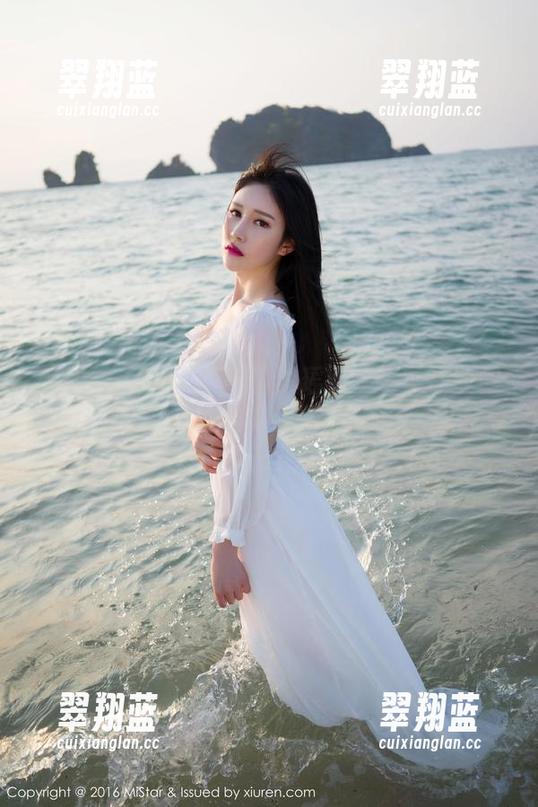 魅妍社 - 网盘里的孙梦瑶V：泳衣与沙滩的交响曲